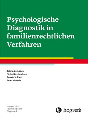 cover image of Psychologische Diagnostik in familienrechtlichen Verfahren